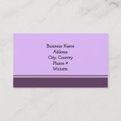 Carte De Visite Vignes violettes (Dos)