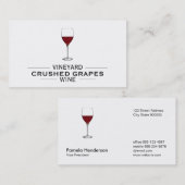 Carte De Visite Vignoble (Devant / Derrière)