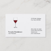 Carte De Visite Vignoble (Dos)