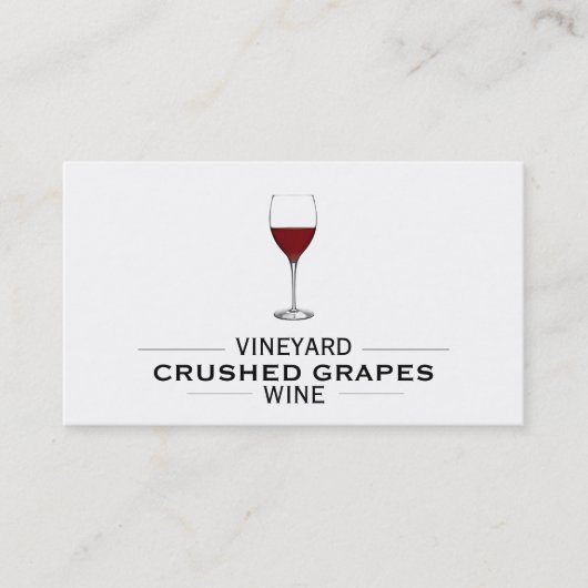 Carte De Visite Vignoble (Devant)