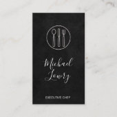 Carte De Visite Vignoble Lux Black Silverware (Devant)