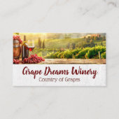 Carte De Visite Vignoble | Succursale (Devant)