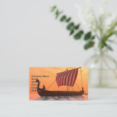 Carte De Visite Viking Longship Ventures (Debout devant)