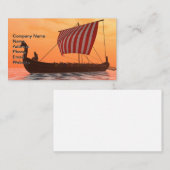 Carte De Visite Viking Longship Ventures (Devant / Derrière)