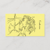 Carte De Visite Viking Mermaid Warrior Thunder_Cove (Dos)