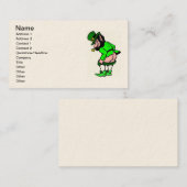 Carte de visite vilain de lutin (Devant / Derrière)