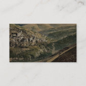 Carte De Visite Village de Siloam, Jérusalem, Terre Sainte, photo  (Dos)