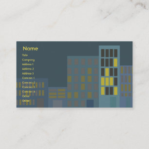 Carte De Visite Ville - affaires