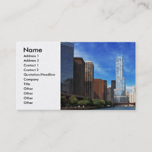 Carte De Visite Ville - Chicago IL - Trump Tower