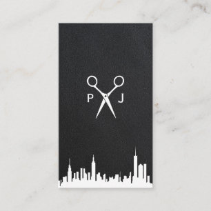 Carte De Visite Ville   Coiffeuse   Barre