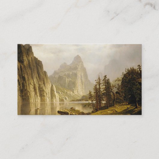 Carte De Visite Ville de la bière Albert Merced River Yosemite Val (Devant)