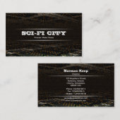 Carte De Visite Ville de science-fiction (Devant / Derrière)