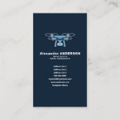 Carte De Visite Ville et gratte-ciel - Pilote de drone Vertical (Dos)