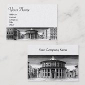 Carte De Visite VILLE IDÉALE, ARCHITECTE RENAISSANCE Black White P (Devant / Derrière)