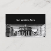Carte De Visite VILLE IDÉALE, Architecture Renaissance, Blanc Noir (Dos)