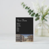 Carte De Visite VILLE IDÉALE, noir (Debout devant)