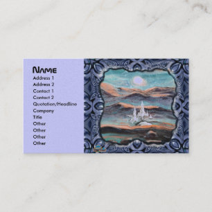 Carte De Visite Ville lumière future