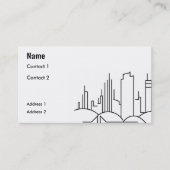 Carte De Visite ville moderne (Devant)