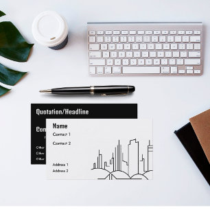 Carte De Visite ville moderne