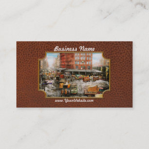 Carte De Visite Ville - New York NY - Coincé dans un orage 1920