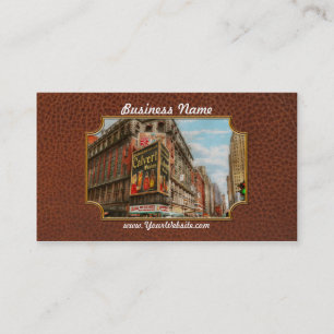 Carte De Visite Ville - NY - Tastee's et Macy's 1942