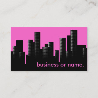 Carte De Visite ville rose