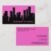 Carte De Visite ville rose (Devant / Derrière)