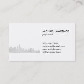 Carte De Visite Ville Skyline (Dos)