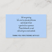 Carte De Visite Ville Skyline Entreprise Site Web Changement d'adr (Dos)