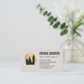 Carte De Visite Ville Skyline | Réalisateur (Debout devant)