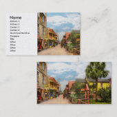 Carte De Visite Ville - St Augustine Floride - Cozy Inn 1908 (Devant / Derrière)