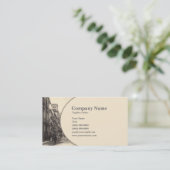 Carte De Visite Ville Vintage (Debout devant)