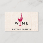 Carte De Visite Vin (Devant)