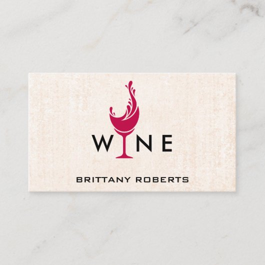 Carte De Visite Vin (Devant)