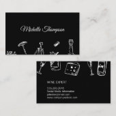 Carte De Visite Vin (Devant / Derrière)