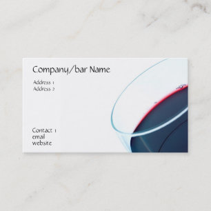 Carte de visite vin