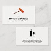 Carte De Visite Vin à vin (Devant / Derrière)