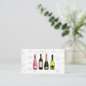 Carte De Visite Vin Champagne | Vignoble (Debout devant)