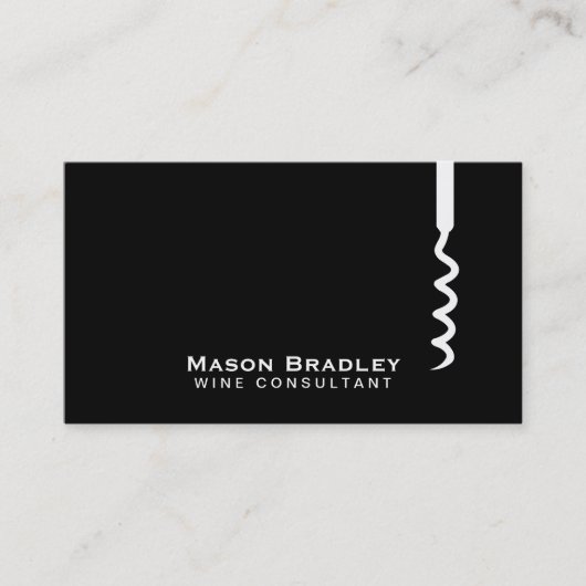Carte De Visite Vin | Corkvis II (Devant)
