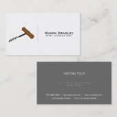 Carte De Visite Vin | Corkvis II (Devant / Derrière)