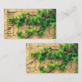 Carte De Visite Vin et brique (Devant / Derrière)