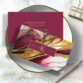 Carte De Visite Vin mousseux Abstrait ID1018