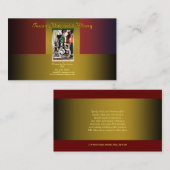 Carte De Visite Vin personnalisable de vignoble d'établissement (Devant / Derrière)