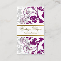 Vin pourpre de Flourish floral vintage de damassé