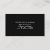 Carte De Visite Vin Rouge Poulé | Vino (Dos)