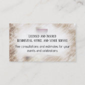 Carte De Visite Vin rouge vin vin vin vin vin vin de dégustation (Dos)