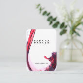 Carte De Visite Vin | Splash II (Debout devant)