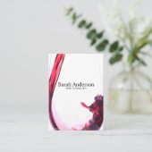 Carte De Visite Vin | Splash II (Debout devant)
