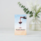 Carte De Visite Vin | Tâches (Debout devant)