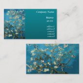 Carte De Visite Vincent van Gogh, Amandier en fleurs (Devant / Derrière)